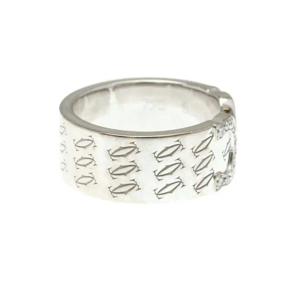 CARTIER 18k Silver Diamond Ring